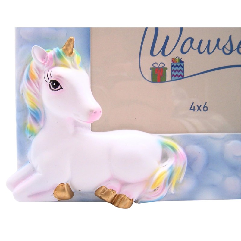 Unicorn Inspired Picture Frame, Holds 6x4 Photo, Whimsical Home &