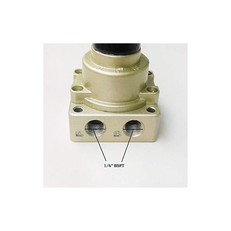 Rotary Lever Hand Valve POWERTOOL G1/4" 3 Positions 4 Way