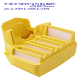 Moleyaso 455 Air Filter Tune Up Kit for Husqvarna 455 Rancher 460 455E 461 Chainsaw 537255701 Maintenance Kit with Spark Plug Fuel Filter Primer Pump Fuel Line Parts(1pack)