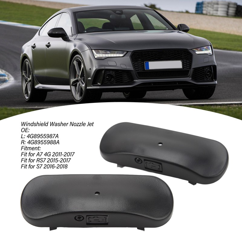 2PCS Windshield Washer Nozzle Sprayer Jet Left Right Efficient Cleaning