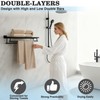 Alise Towel Rack for Bathroom Wall Mount,Double Towel Bars for