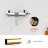 Ibergrif Shower Mixer Valve Wall Mounted, Shower Faucet Single Lever
