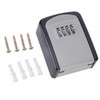 4 Digit Combination Password Key Lock Box Wall Mount Safety
