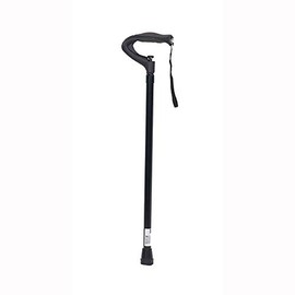 One Push Button Walking Cane - 27"- 40" Adjustable Height- 300 lb Weight Capacity