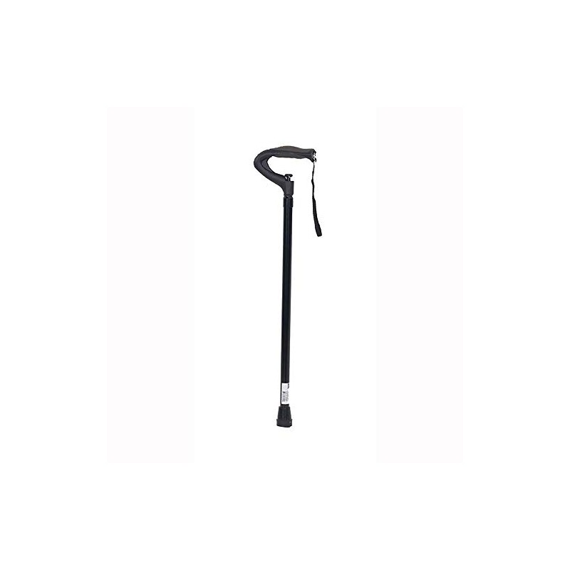 One Push Button Walking Cane - 27"- 40" Adjustable Height-
