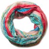 styleBREAKER loop tube scarf with stripes and paisley pattern 01018004,