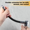 LEONTOOL Flexible Socket Extension Bar Set, Flexible Socket Extension Bar
