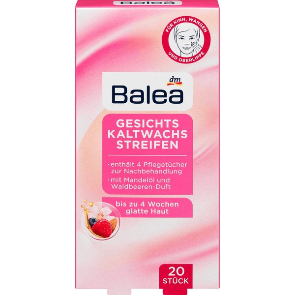 Balea Cold Wax Strips Face Pack of 20