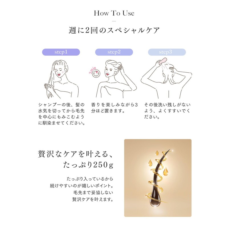 【Weekly 2x Treat Care】Q+ Qualitas Hair Mask Salon Exclusive Damage