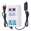 Temperature Humidity Controller -20~60℃ 0~100.0%RH LCD Display Humidistat Thermostat AC