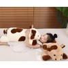 YESGIRL 25.6 inch 5 lbs Cow Weighted Stuffed Animals, Large