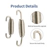1 Pack 2 Pcs Motorcycle Exhaust Pipe Spring, Exhaust Pipe