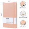 Wiisdatek Notebook Journal, Lined Leather Hard Cover,100Gsm Thick Paper with