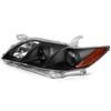 OCPTY Headlight Assembly Pair Replacement for Toyota Camry 2007-2009 Black