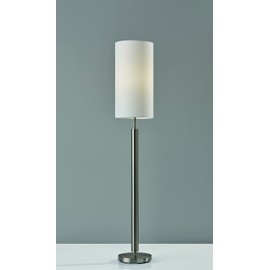 Adesso 4174-22 Hollywood Table Lamp, 58 in., 100W Incandescent, Brushed Steel Finish, 1 Tall Lamp