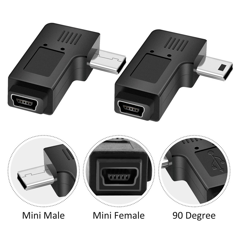 UCEC USB 2.0 Adapter Plug - Left and Right Angle
