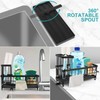 Richenda Kitchen Sink Organiser, Kitchen Sink Caddy with High Brush