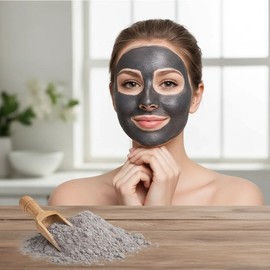 Mascarilla Facial Arcilla Negra Limpieza Pack  2 Profunda