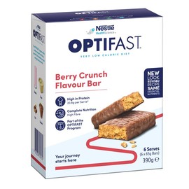 Optifast VLCD Bar Berry Crunch Flavour 65g X 6 (Expiry 07/2026)