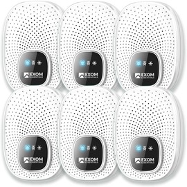 Ultrasonic Pest Repeller Wall Plug-in Most Effective Than Repellents - Get Rid of - Rodents, Squirrels, Mice, Rats, Bats, Roaches, Ants, Spiders, Bed Bugs, Мosquito, Insects, Fleas (6 Pack)