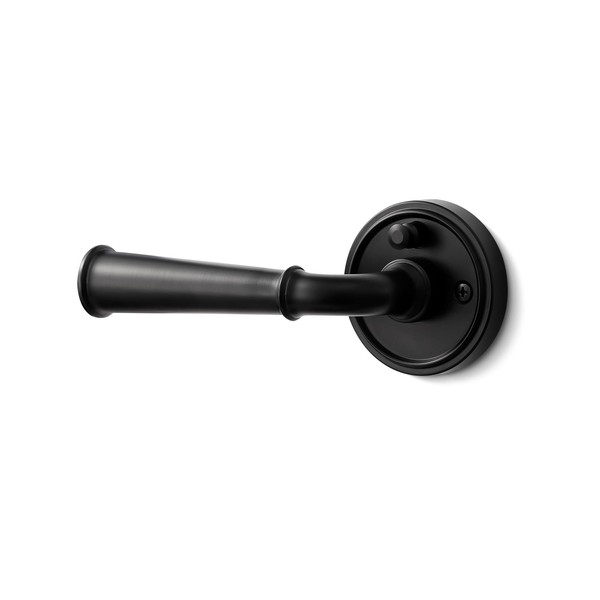 MRML Black Privacy Door Handle, Interior Bedroom Bathroom Black Door