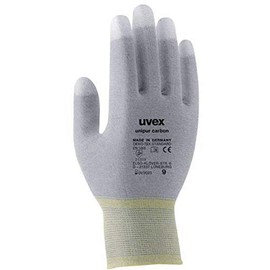 Uvex 6055607 Nylon Knitted HS, Unipur Carbon Assembly Glove, Grey, 7