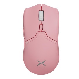DeLUX M800PRO Wireless Gaming Mouse, Rechargeable Lightweight Computer Mouse, with PAW3395 Sensor 26000DPI, Tri-Mode, Huano Pink Switches, Matt UV Coating (Rose)