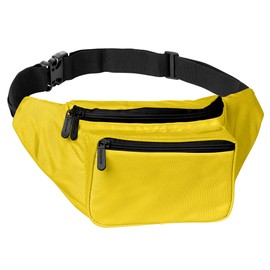 Yellow Fanny Pack Belt Bag I Mens Fanny Packs for Women Fashionable - Crossbody Bag Bum Bag Waist Bag Waist Pack - Hands Free for Hiking, Running, Travel, Waterproof and More