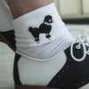 Hip Hop 50's Shop Womens Bobby Poodle Sock with Poodle