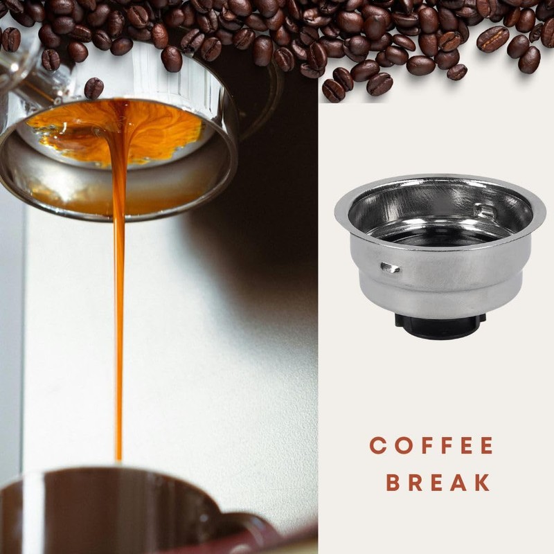DL SERVICE Filtro 2 Tazze compatibile con De'Longhi Macchina da