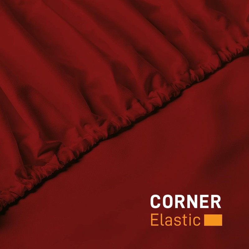 My home store Fitted Sheet 25 cm Deep Brushed Microfiber