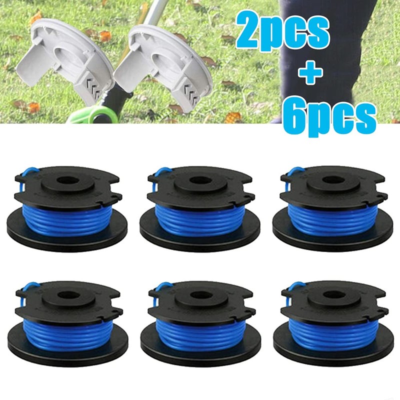 String Trimmer Replacement Spool Line, Compatible with Ryobi One+ AC14RL3A,