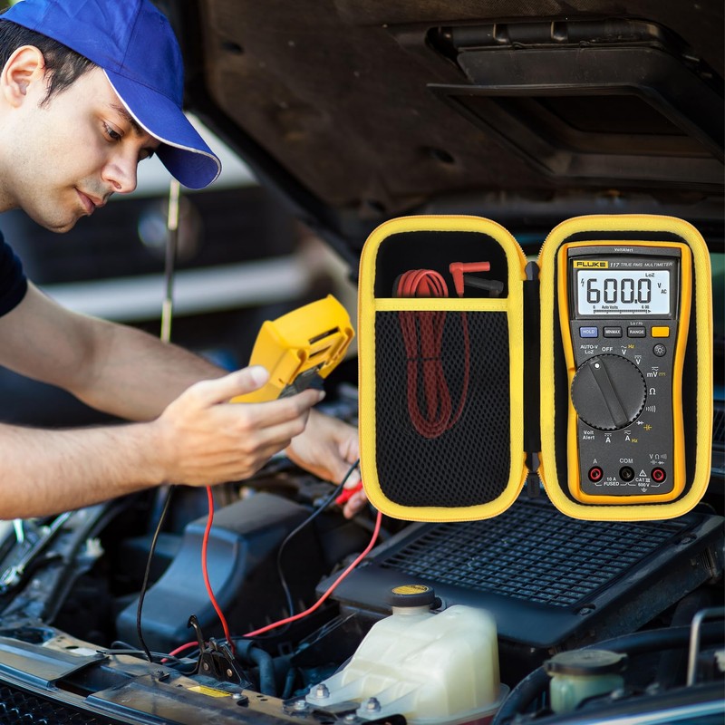 Lebakort - Funda rígida compatible con multímetro digital Fluke 117