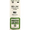 Evergreen 70EG139 Scale Model Flat Bar, 0.03 x 0.25 inches