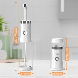 Portable Bidet, SPAOTREM Portable Bidet for Travel, 2 Nozzles Electric Bidet Rechargeable, Level 4 Mode for Personal Cleaning, Indispensable for Postpartum | Infant | Hemmoroid Care