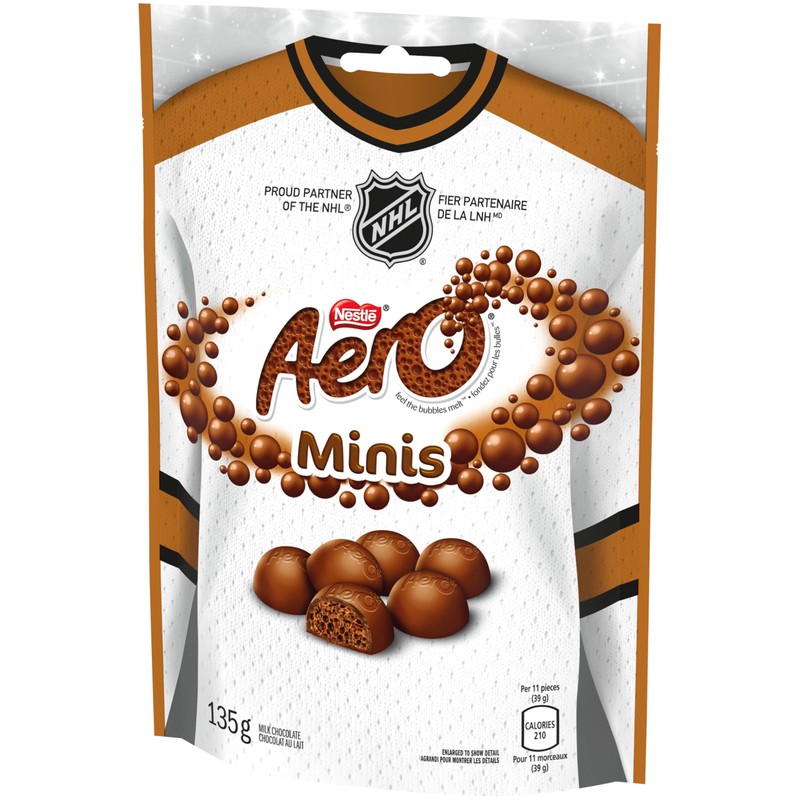 AERO Bubbles Milk Chocolate, 135g Pouch