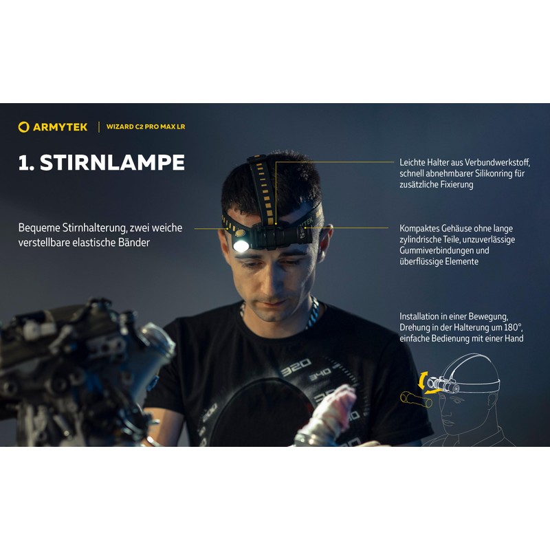 Armytek Wizard C2 Pro Max LR Warm White Range Multi