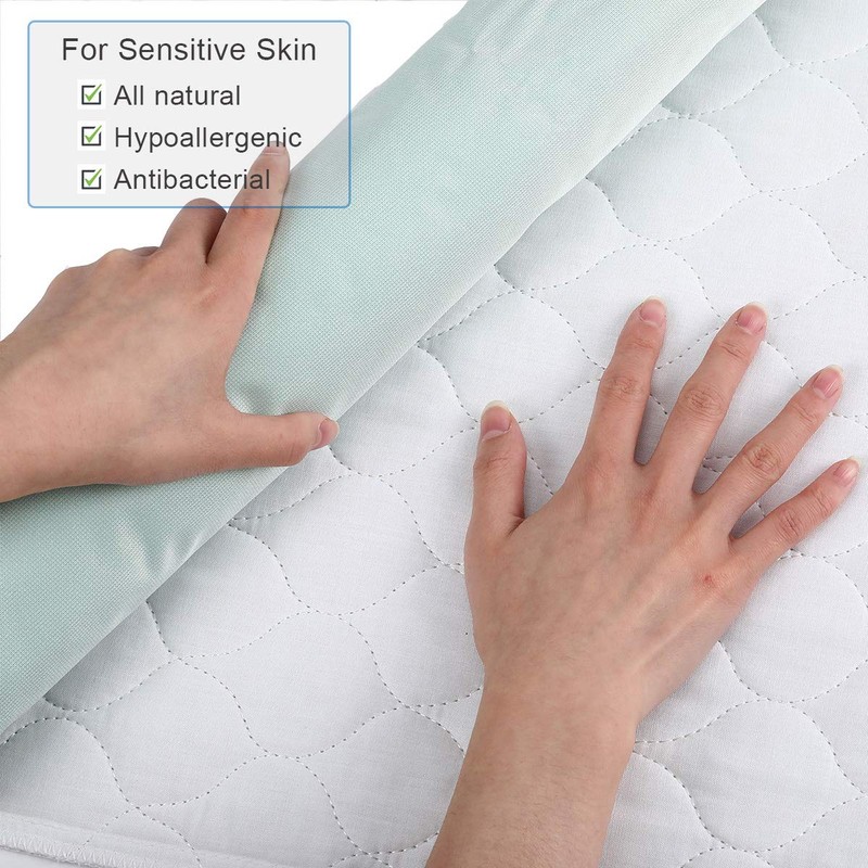 Reusable Waterproof Bed Incontinence Pad - Washable Mattress Protector Sheet