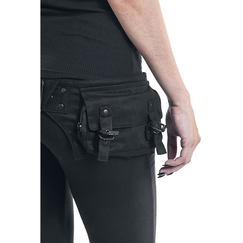 Gothicana by EMP Unisex Black Belt Bag, black, Unit size