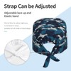 Navy Blue Camo Camouflage Cool Unisex Adjustable Surgical Sweatband -
