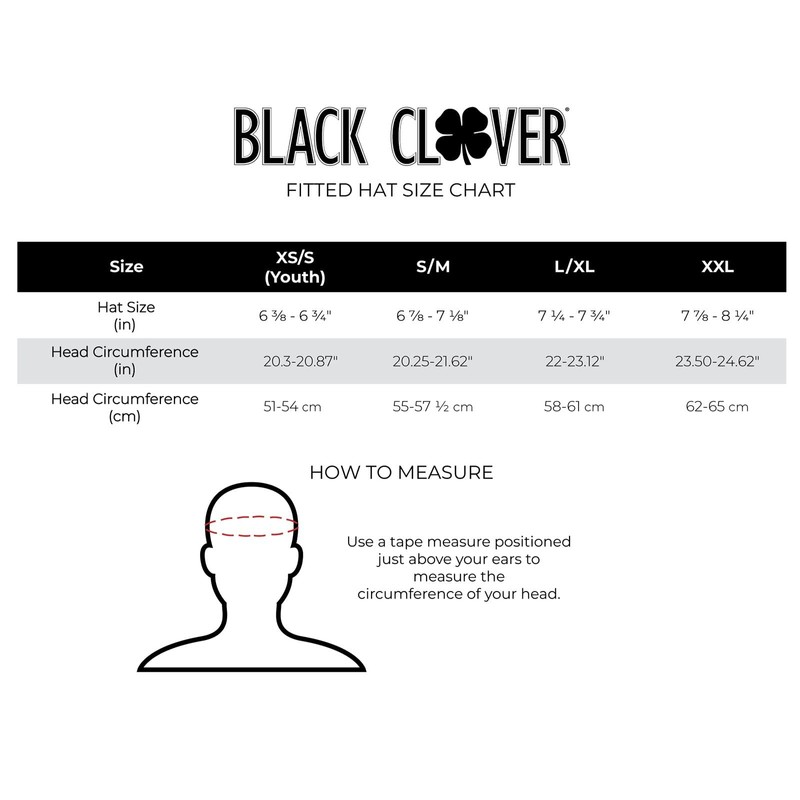 Black Clover Premium Flex Cap, Trébol Marino/carbón, Small-Medium
