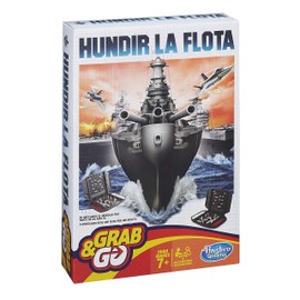 Hasbro Gaming – Sink The Fleet, Travel Game (B09951750) [may not be in English] Spanish/Portuguese version multicoloured