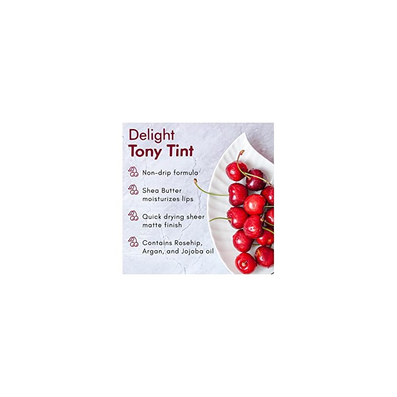 Tonymoly Tony Tint - Tinte labial, Rosado cereza, Rosa (Cherry