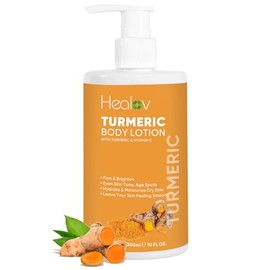 Healov Loción Cúrcuma Manchas Crema Natural Aclarar Piel Rostro Cuerpo Limpia