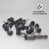Marcopol Pack of 25 Metal Roofing Screws 4.8 x 19