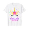 Unicorn Squad Shirt, Funny Gift for Girl kids Women Maglietta