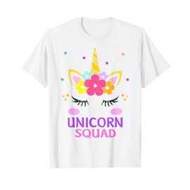 Unicorn Squad Shirt, Funny Gift for Girl kids Women Maglietta