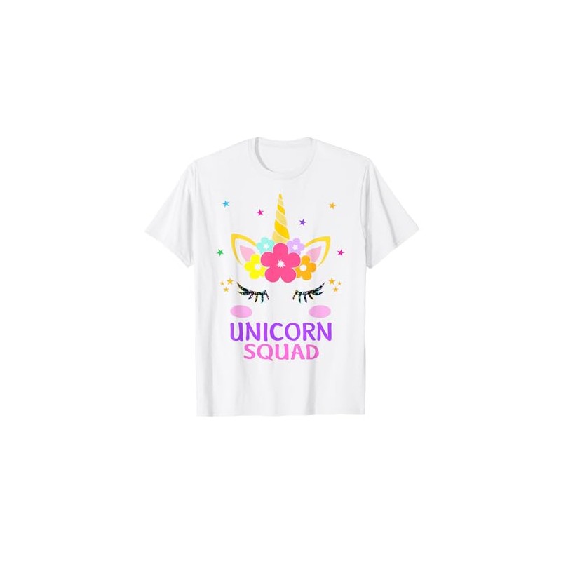 Unicorn Squad Shirt, Funny Gift for Girl kids Women Maglietta