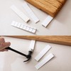 ZZJMCH 12 Pack White Multi Purpose Furniture Plastic Shims for