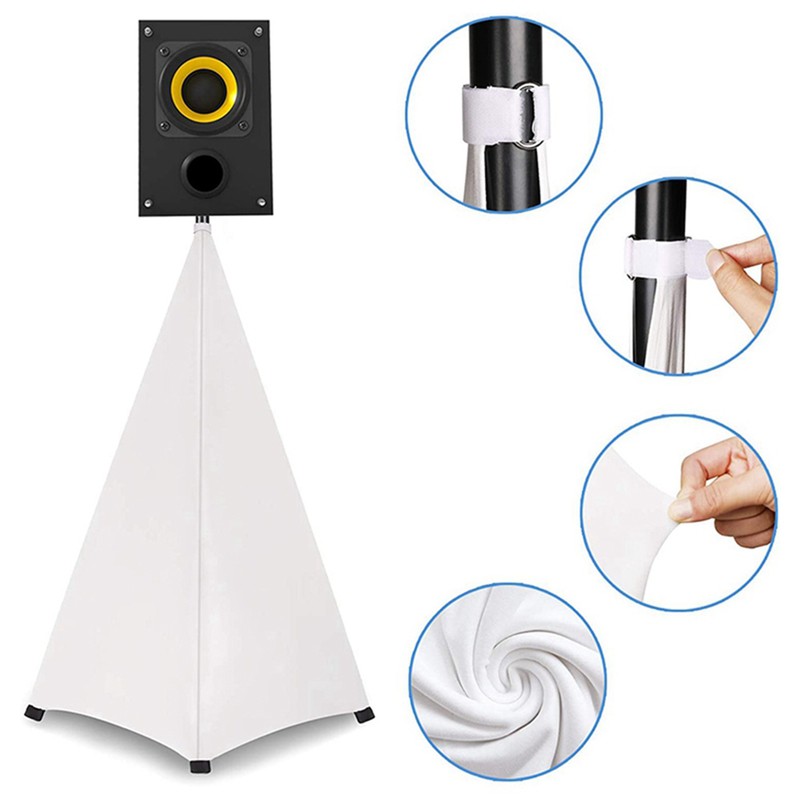 Speaker Stand Cover DJ Speaker Stretch Cover 360 Degree Speaker
